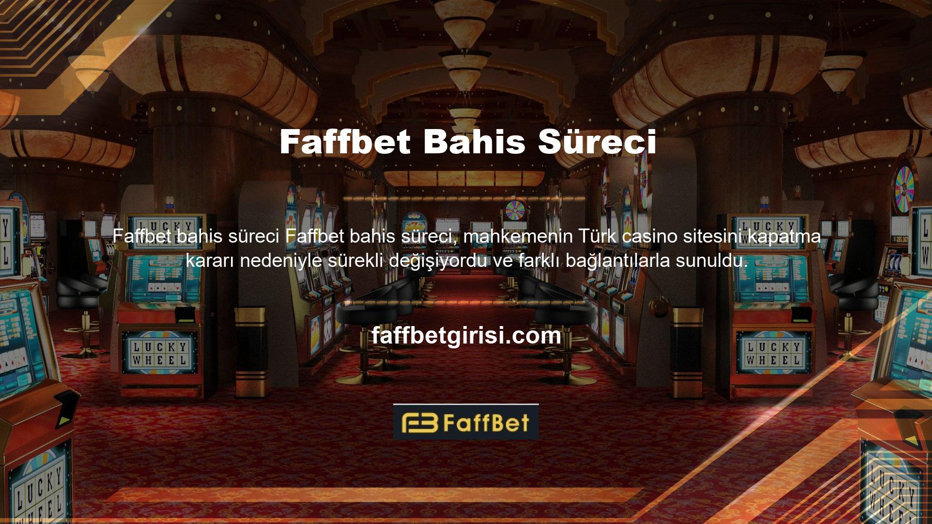 Ekip, Faffbet için giriş bilgilerini sık sık değiştirir